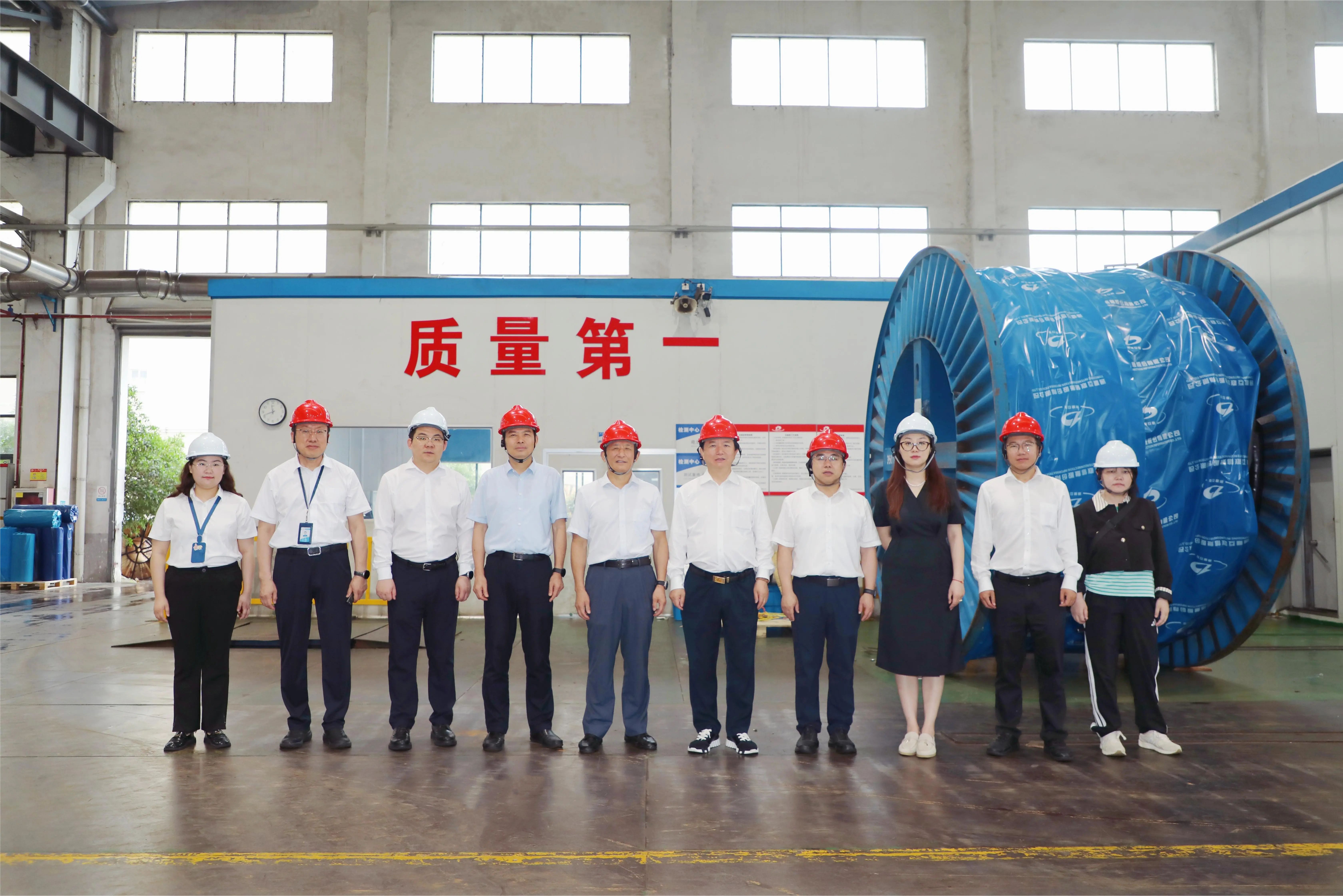 中国企业改革与发展研究会彭华岗会长一行到访通鼎集团考察交流